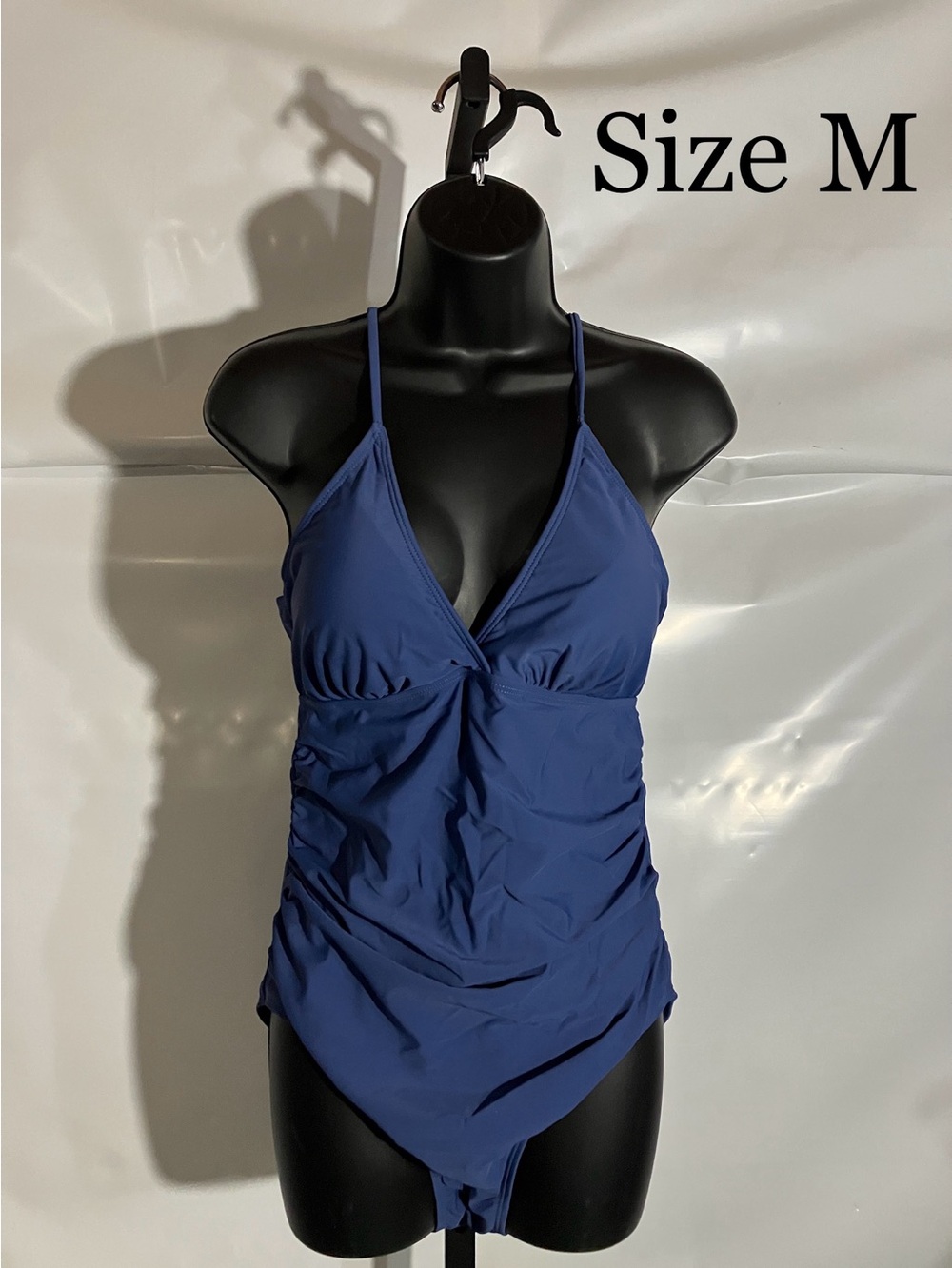 Women’s Twist-Front One-Piece Swimsuit Size M